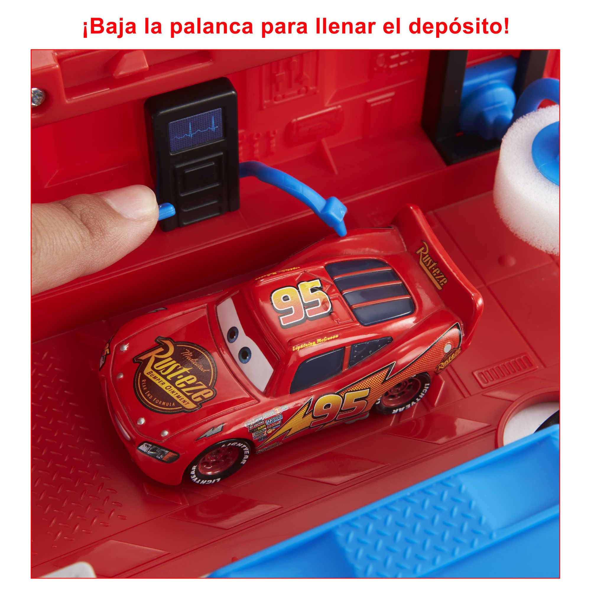 Mattel Cars Camión Mack convertible Pista para coches de juguete con lanzadores, regalo para niños +3 años (HDC75)