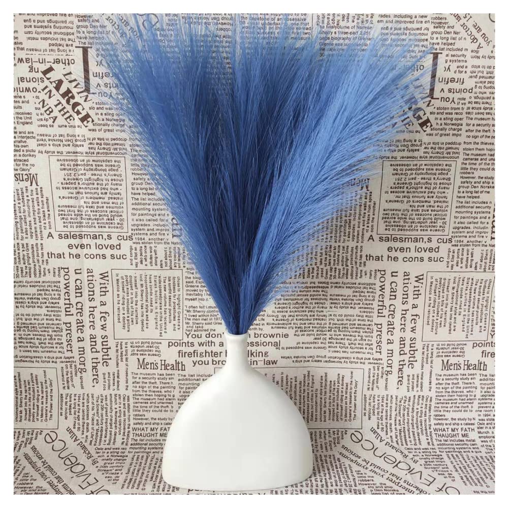 Faux Bulrush Plant Farmhouse Home Wedding Decor Artificial Silk Cloth Fake Plants Fluffy Reed Grass Plumes Branches Pampas Grass Decor Artificial Silk Cloth Fake Plants Fluffy Reed Grass Plumes