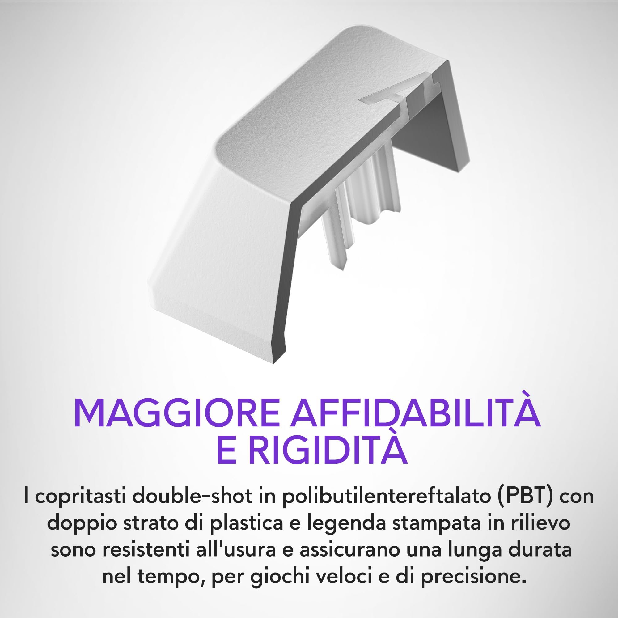 Alienware AW420K Tastiera Gaming senza Tastierino Numerico, Design Compatto, Switch CHERRY MX Red, USB, Anti-Ghosting, N-Key Rollover, Retroilluminazione AlienFX RGB, Tastiera Italiana - Lunar Light
