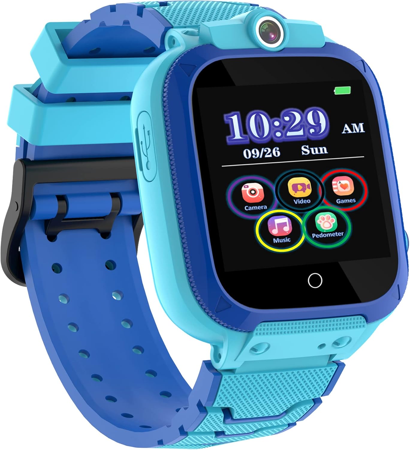 Buy Happinno Smart Watch Kids Boys Girls Built In Mp3 Music Player 14 Games Video Player Video Recorder Dual Cameras Pedometer Flashlight Alarm Clock Timer Stopwatch For Age 3 10 Children Gift Online In Taiwan