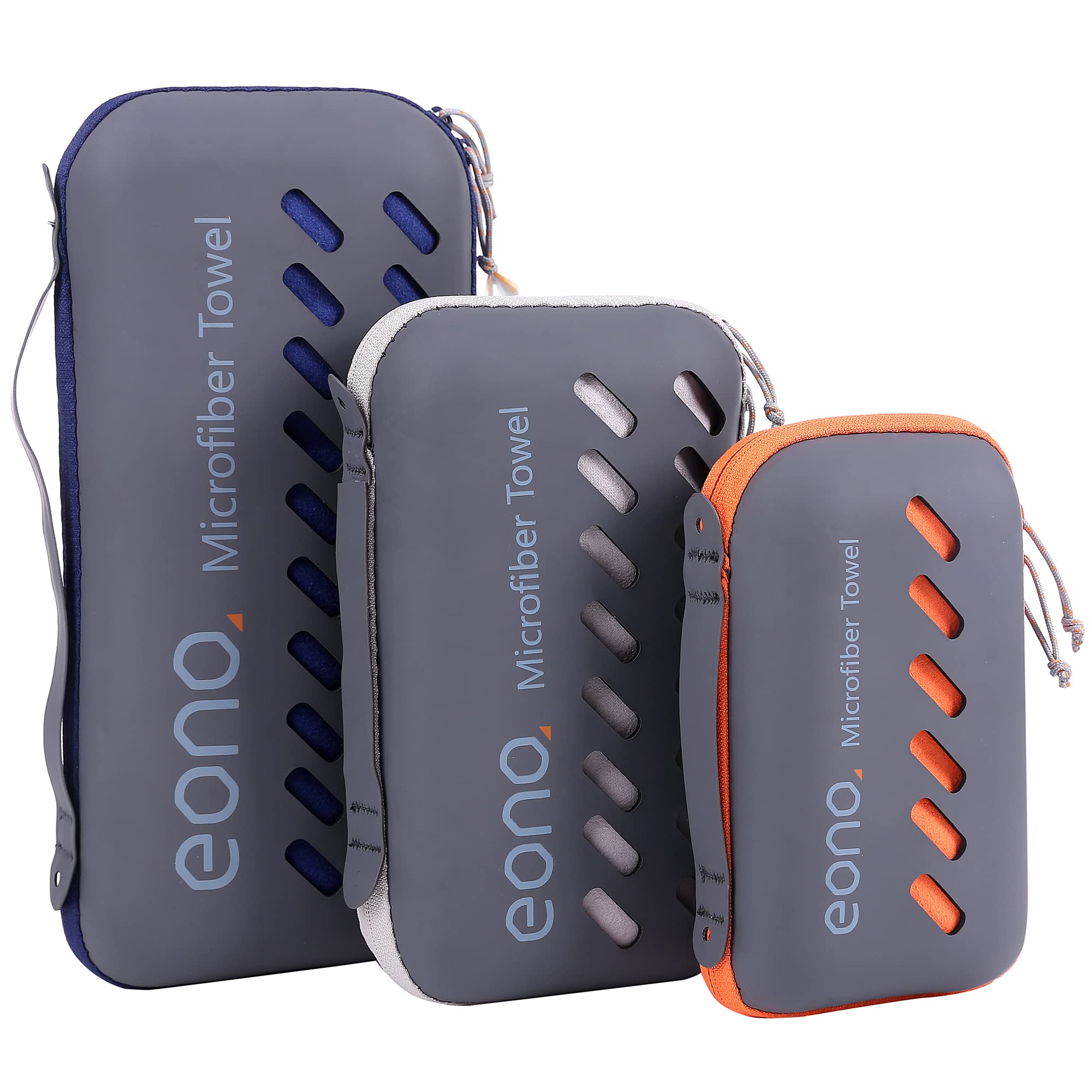 Eono Microfibre Towel, 8 Colours, Compact, Ultra Light, Quick-Drying, Microfibre Towels, Perfect Sports Towel, Beach Towel, Travel Towel and Bath TowelsEono Microfibre Towel, 8 Colours, Compact, Ultra Li…