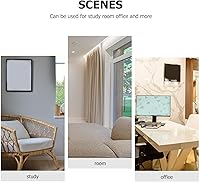 Vista 3 de 4 piezas de hardware inclinable varilla de reparación para persianas horizontales rotas, piezas de repuesto para ventanas interiores, color blanco