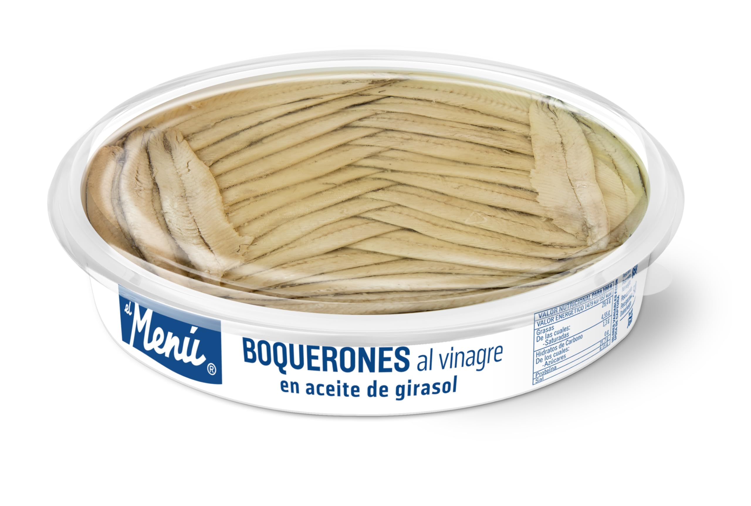 EL MENÚ Boquerones en Vinagre con Aceite 540g