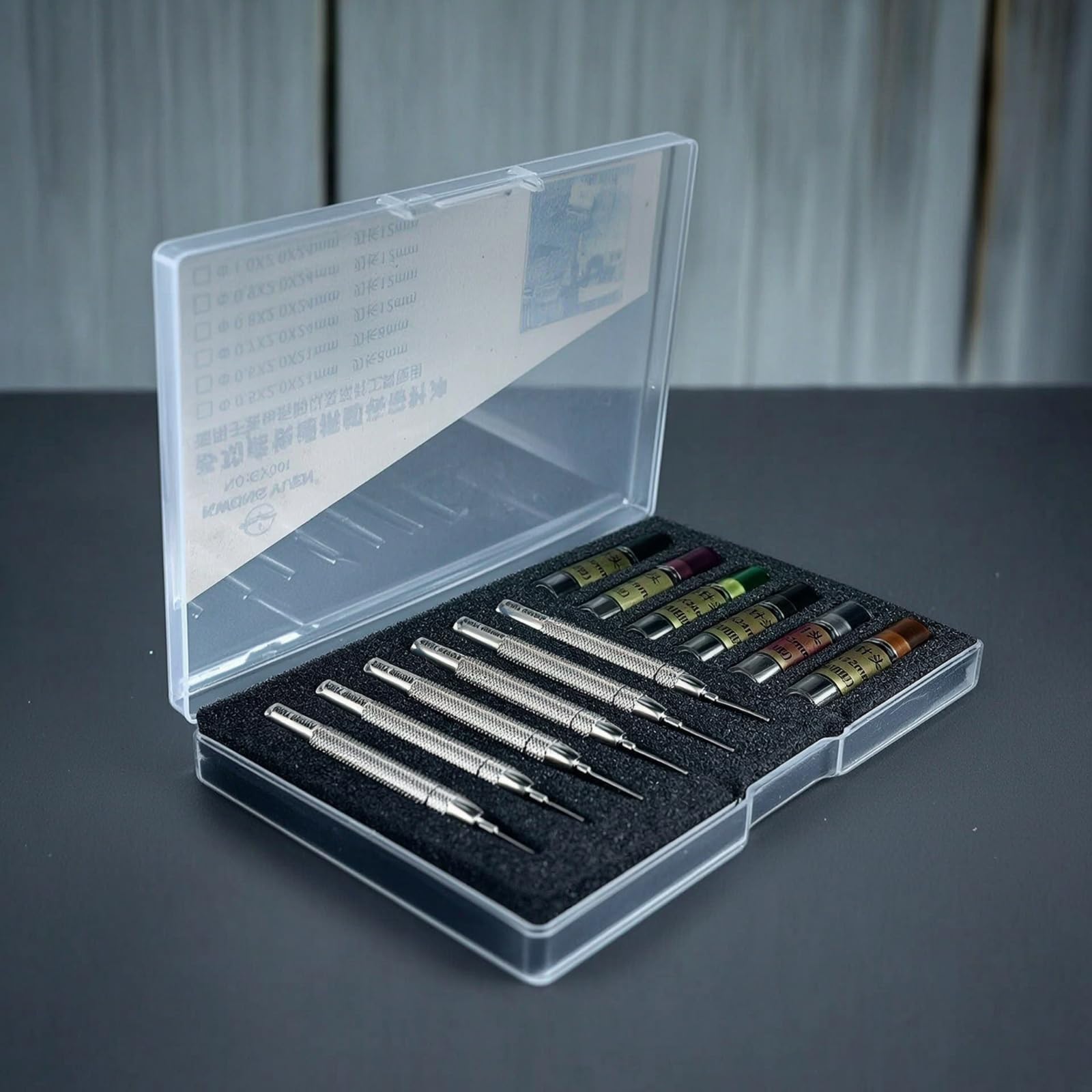 Baoblaze Herramienta Profesional para Correas de Reloj Útil Reparación Ajuste Quitar Pasadores Punzones Metálicos Acero Inoxidable Agarre Antideslizante con