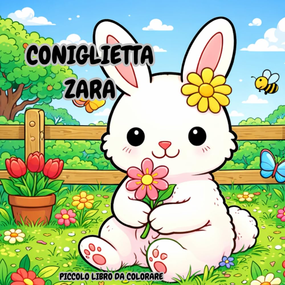 CONIGLIETTA ZARA: Piccolo libro da colorare