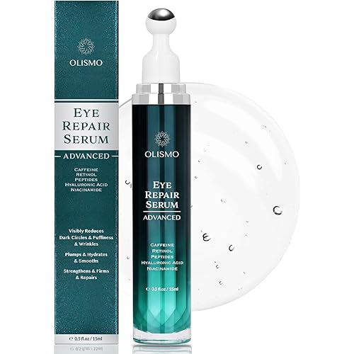 Caffeine Eye Cream for Puffiness and Bags Under Eyes, Caffeine Under Eye Cream for Dark Circles and Puffiness, Eye Cream Anti Aging, Puffy Eyes Treatment, Eye Bags Treatment for Women and Men.