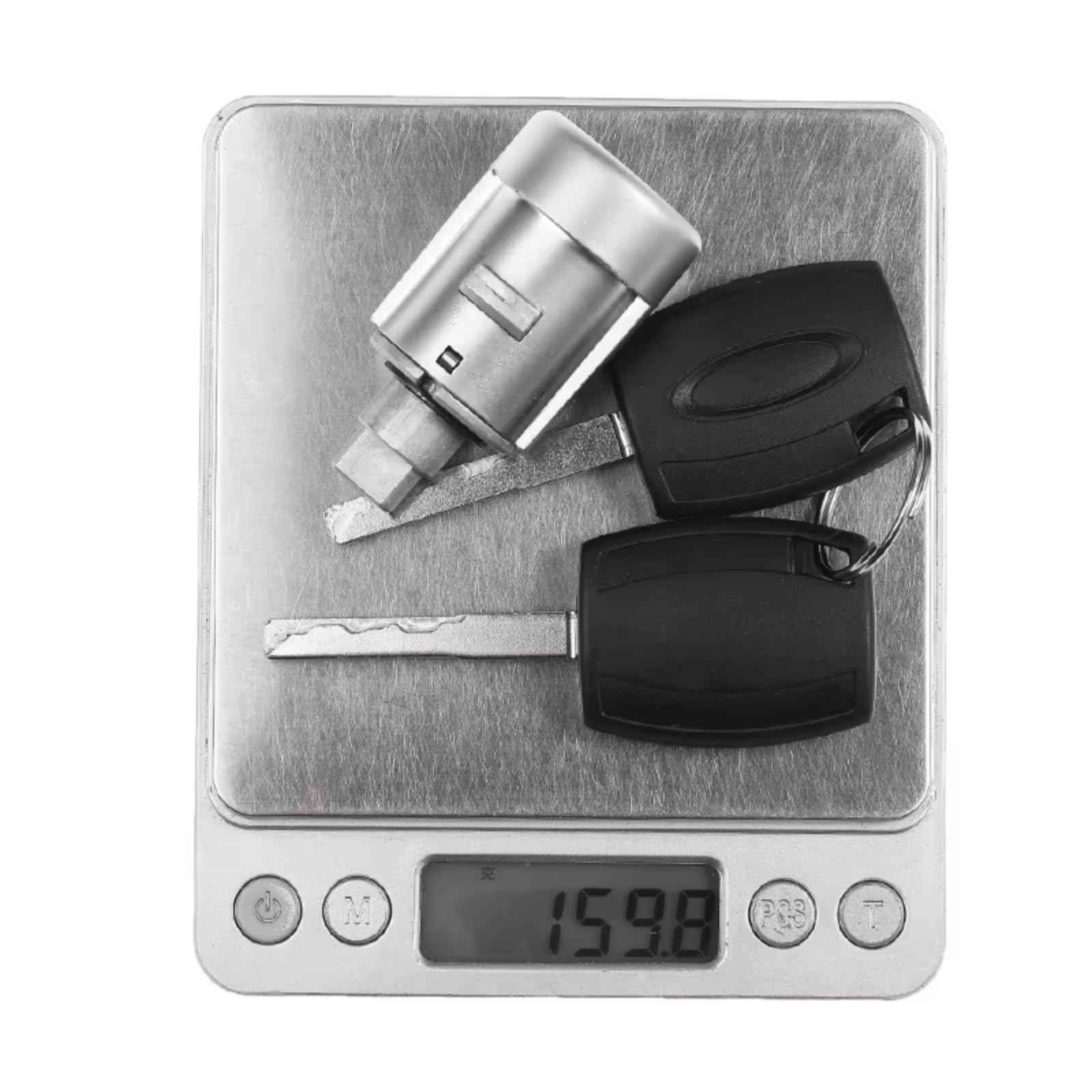 Bloccheto Accensione Compatibile con Ford per Transit MK8 2014-2019 Interruttore a cilindro di accensione 2 chiavi Parti ricambio per automobili per auto 1926227