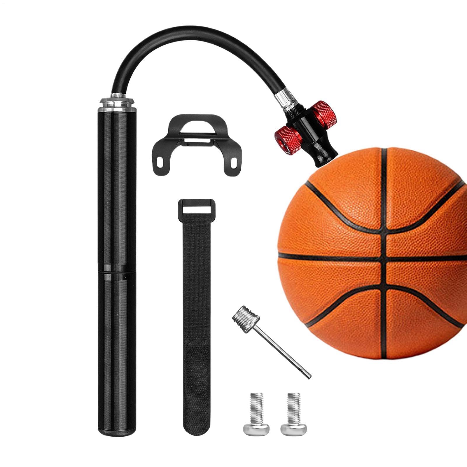 Pompa Portatile Per Pneumatici Da Bicicletta Gonfiatore Leggero Bici | Mini Pompa Aria Bicicletta per pallacanestro pallavolo calcio salvagente spostamenti ciclismo