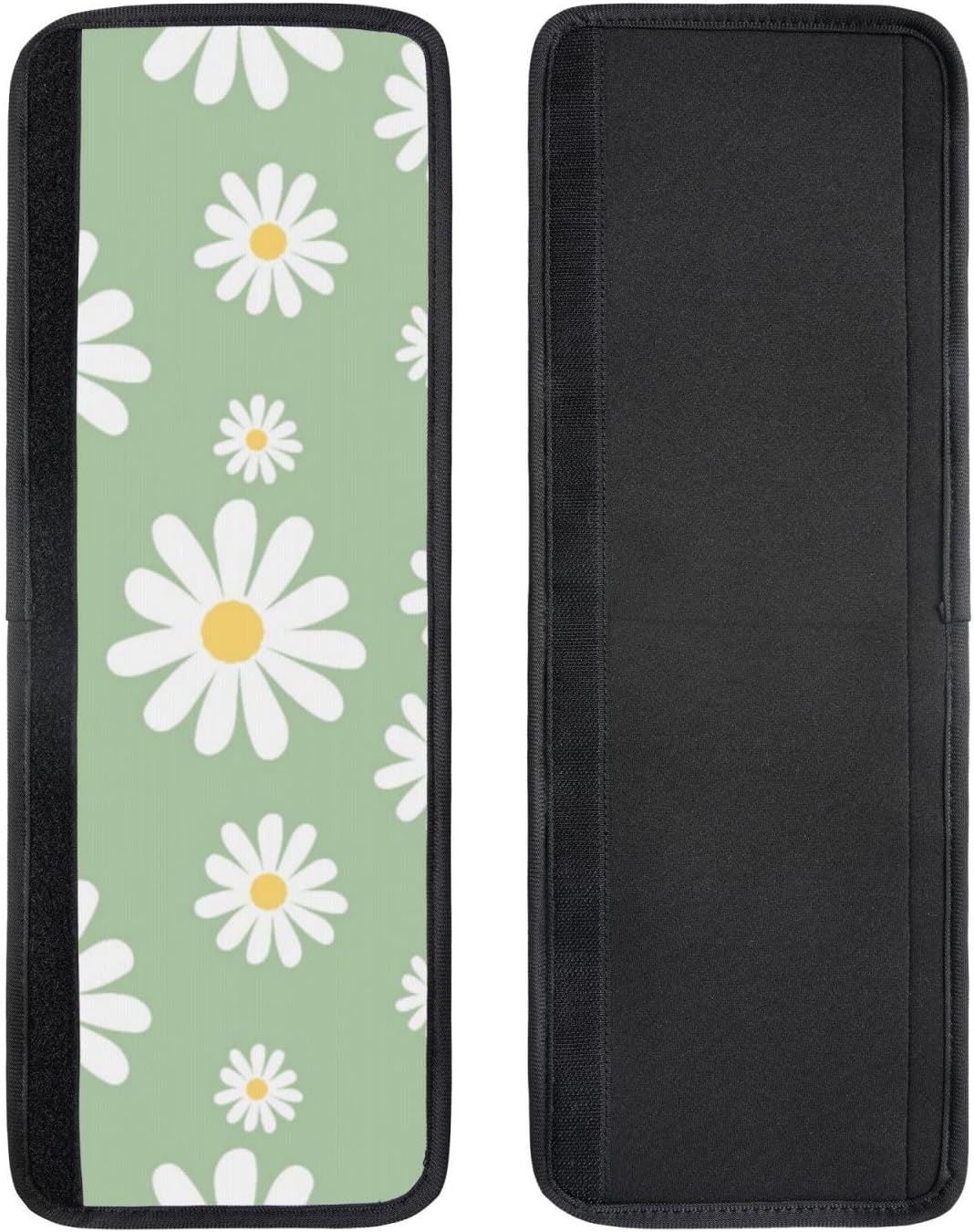 Chamomile Flower Refrigerator Door Handle Covers Set of 2 Washable Kitchen Appliance Handle Covers Protector for Fridge Microwave Stove Oven Dishwasher