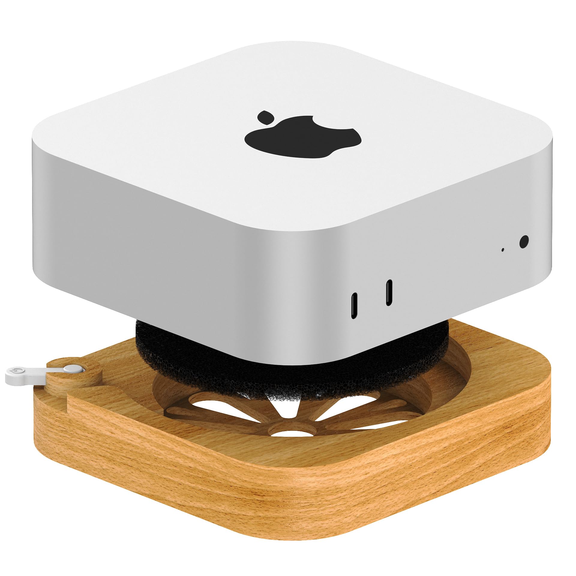 Amazon.com: AODUKE Wooden Mac Mini M4 Dust Stand, mac Mini 2024
