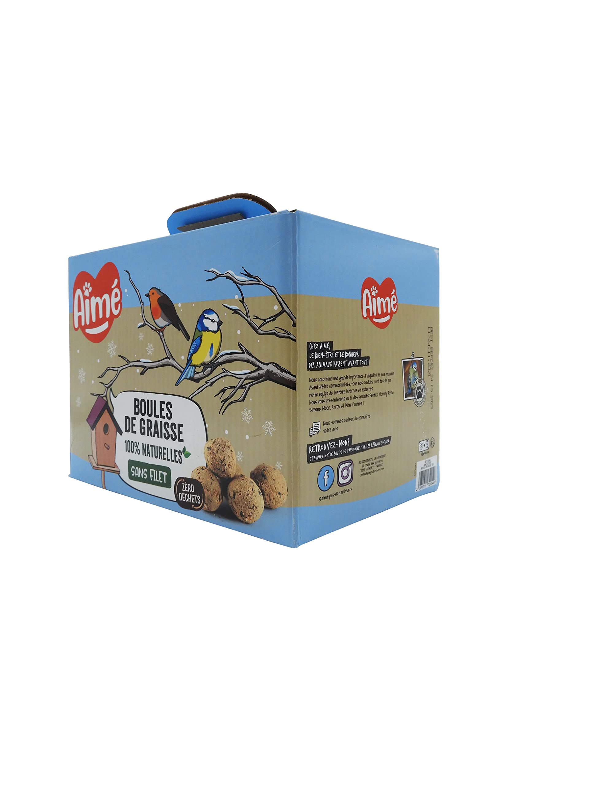 AIME Eco Box Lot de 30 boules de graisse