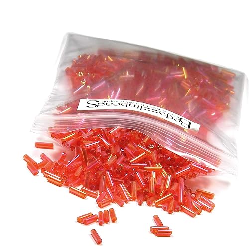 Miniatura 4 de 1.76 oz de 1200 cuentas económicas de árbol Ming de 14 de pulgada de largo, 0.236 in de largo, tubo de semilla de vidrio (color verde esmeralda con