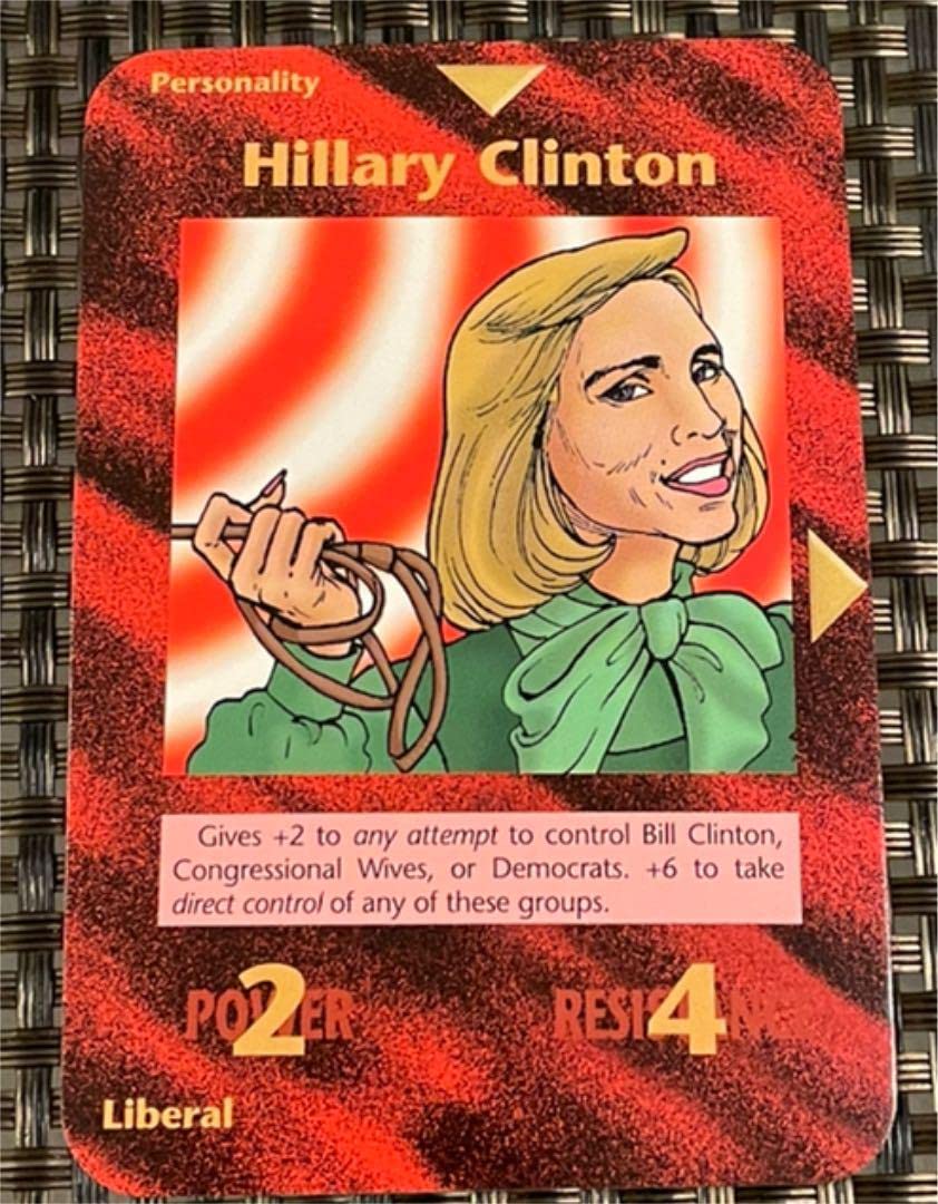 Amazon.co.jp: イルミナティカード Hillary Clinton 限定版 : おもちゃ