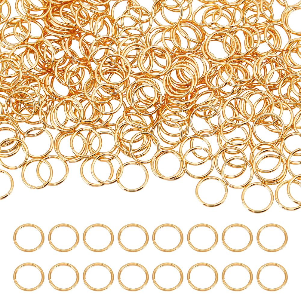 300 Anneaux Ouverts 7mm Acier Inoxydable Argenté - Pour Bijoux DIY, Bracelets, Colliers - Calibre 20