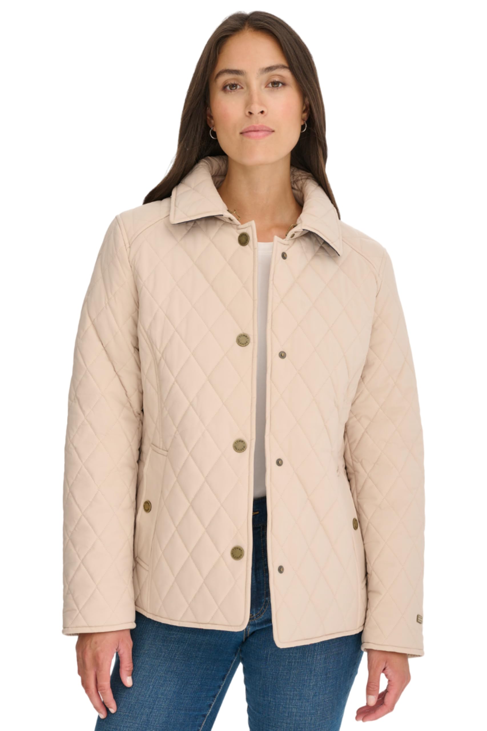 Tommy Hilfiger Women's Quilt Casual Barn Jacket
