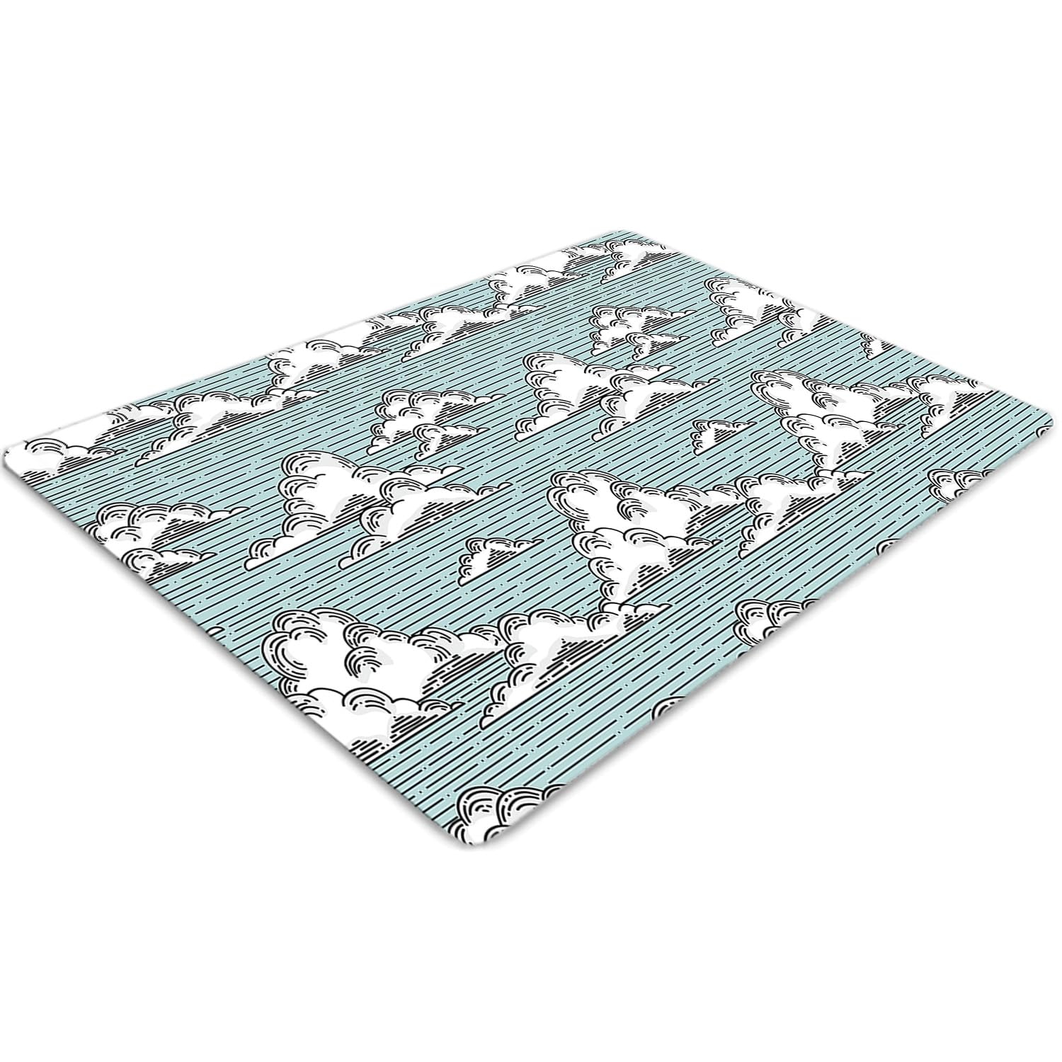 Tapis de protection de sol en PVC résistant et facile à nettoyer pour bureau