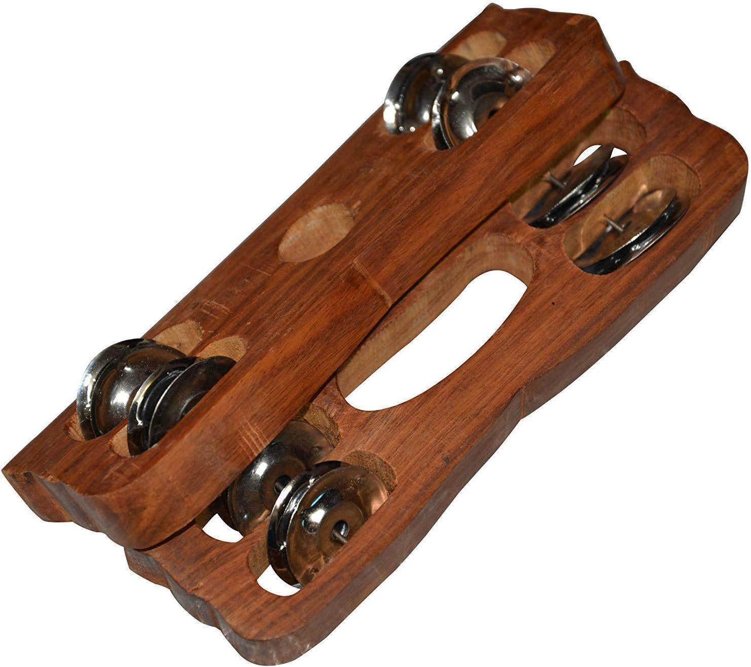 Kartal-Paar aus Holz, indische Musik-Hand, Percussion-Instrument, Handbecken, 1 Paar