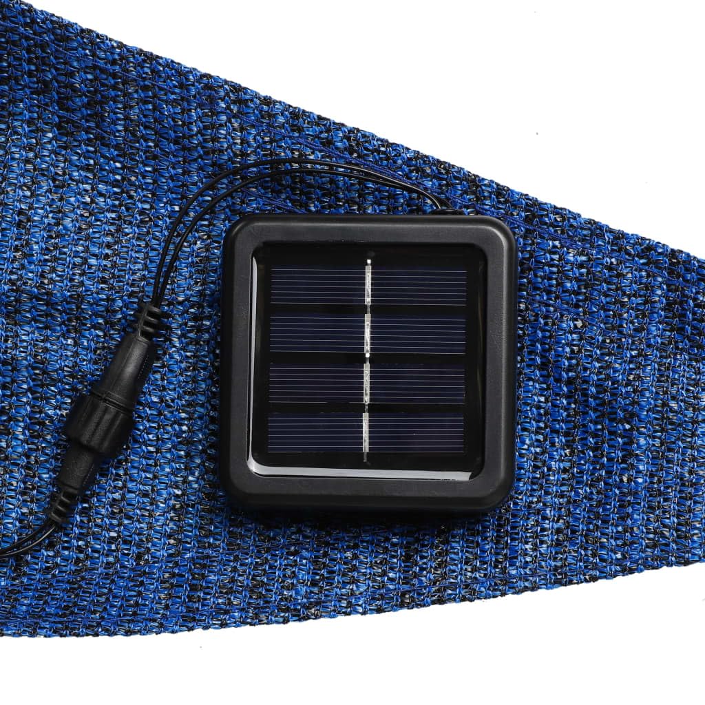 sonnensegel solar led Dreieck „Sternenhimmel“ mit 100 Mikro-LEDs 360 x 360 x 360 cm solarbetrieben Sonnenschutz mit Beleuchtung Garten Balkon und Terrasse wetterbeständig mit UV Schutz blau Größe:152 Jurassic World: Camp Cretaceous Freistehend