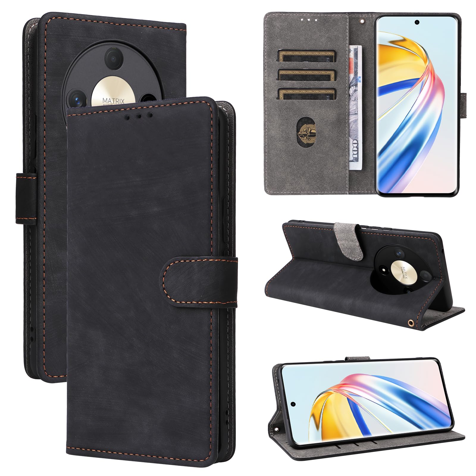 MOJIA Coque Pour Honor Magic6 Lite 5G (Magic 6 Lite) / X9b, Étui Porte