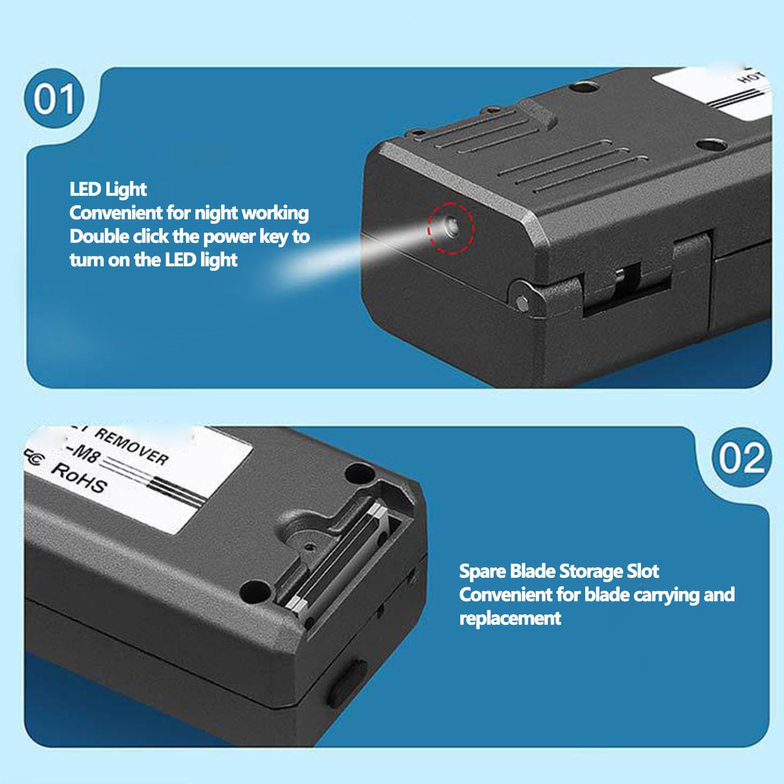 Hyuduo Dénudeur Thermique à Fibre Optique Haute efficacité, Double Mode de