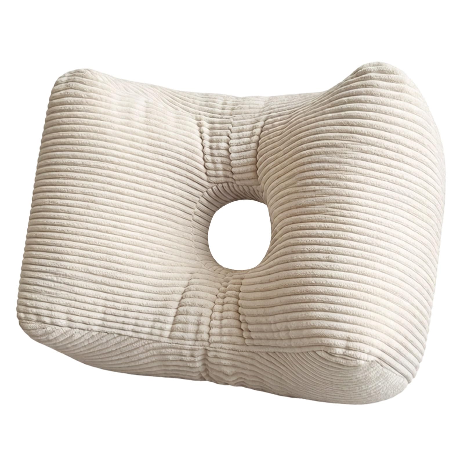 Kaeltsyn Back Cushion for Sitting Long Hours Work or Relaxing on Sofa Hollowed Chair Lumbar Pillow Pregnancy Back Pillow