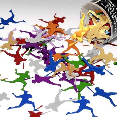 Jugador de béisbol de confeti Multicolores - Paquete al por menor #9402 QS0