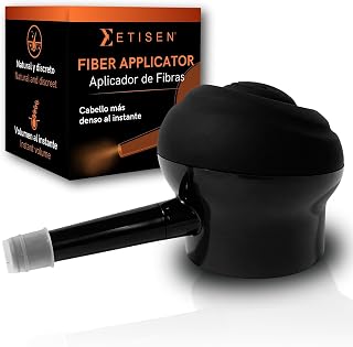 Keratin Hair Fibers, Men's Hair Powder, Volumizing, Thinning and Temple Covering, Natural Effect, Anti-Thinning, Danger Hair, 27.5 g (Applicator)