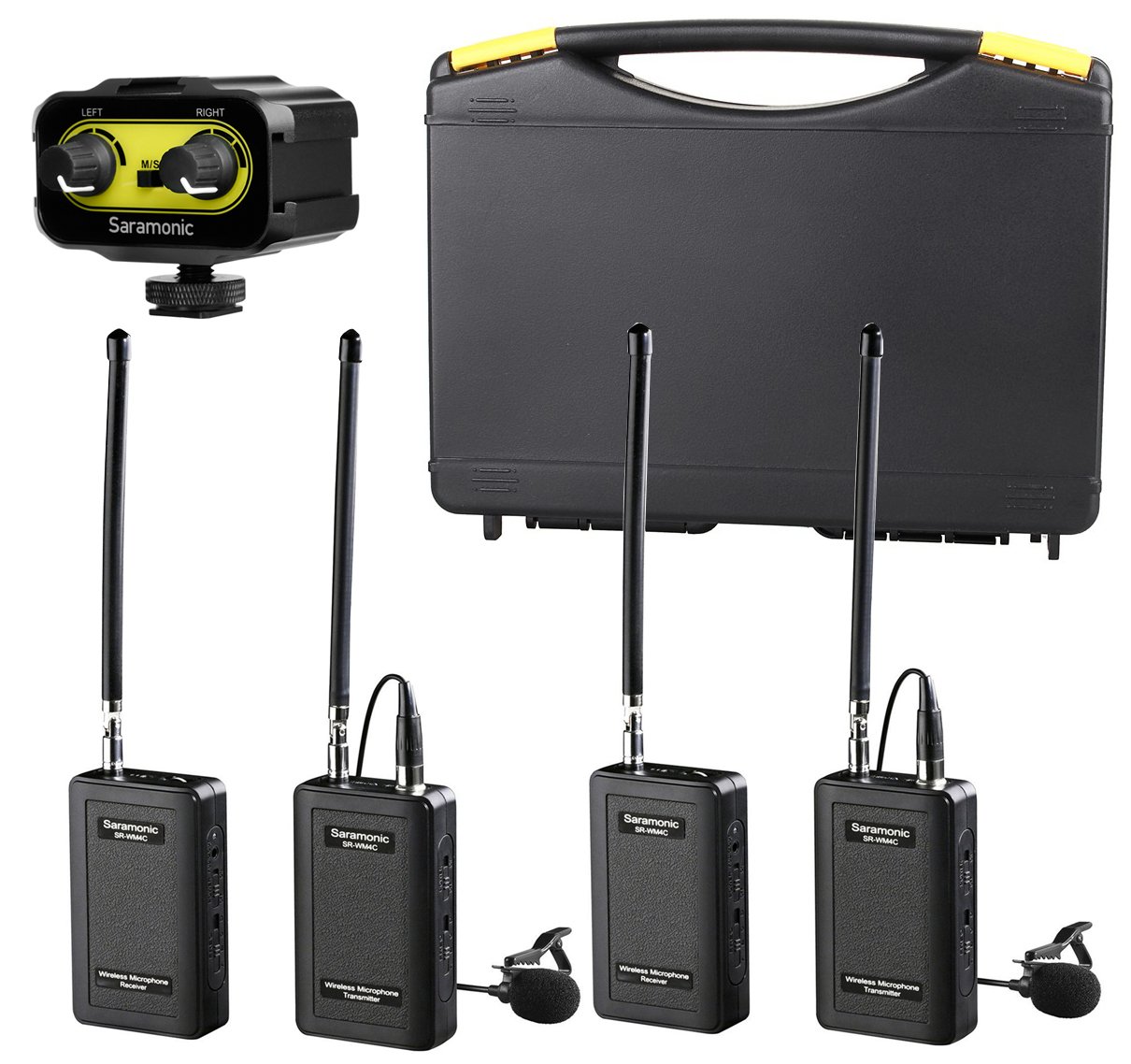 Amazon.com: Saramonic Wireless VHF Lavalier Microphone Bundle with