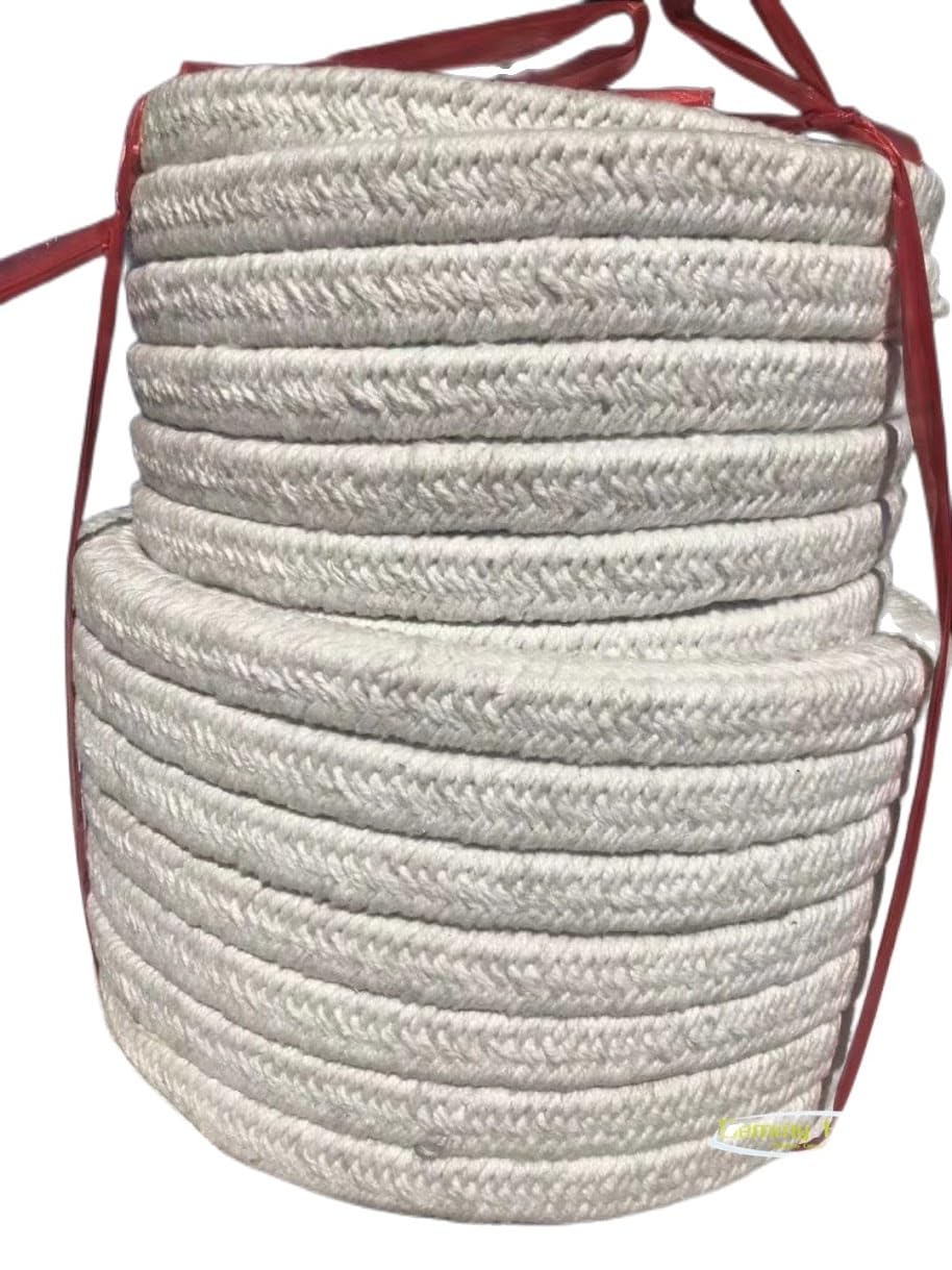 Furnace Door Oven Industrial Furnace Gland Packing Seal Rope high Temperature Resistance with Steel Wire 5meters 28mm*28mm