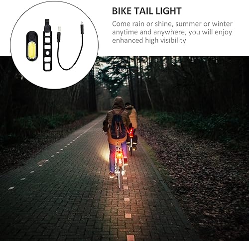 Miniatura 4 de BESPORTBLE 1 Set Night Cycling Light Bike Rear Light LED Bike Rear Light LED Bike Safety Lamp Night Cycling Supply