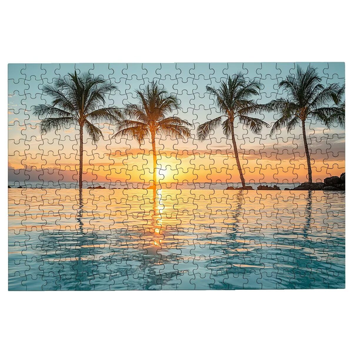Puzzle 5000 Pezzi Oceano, Puzzle Albero per Adulti, Puzzles in Legno Intrattenimento Creativo, Divertimento, Puzzles Educativi Classici con Confezione di Alta Qualità Idea Regalo Donna Decor -2486