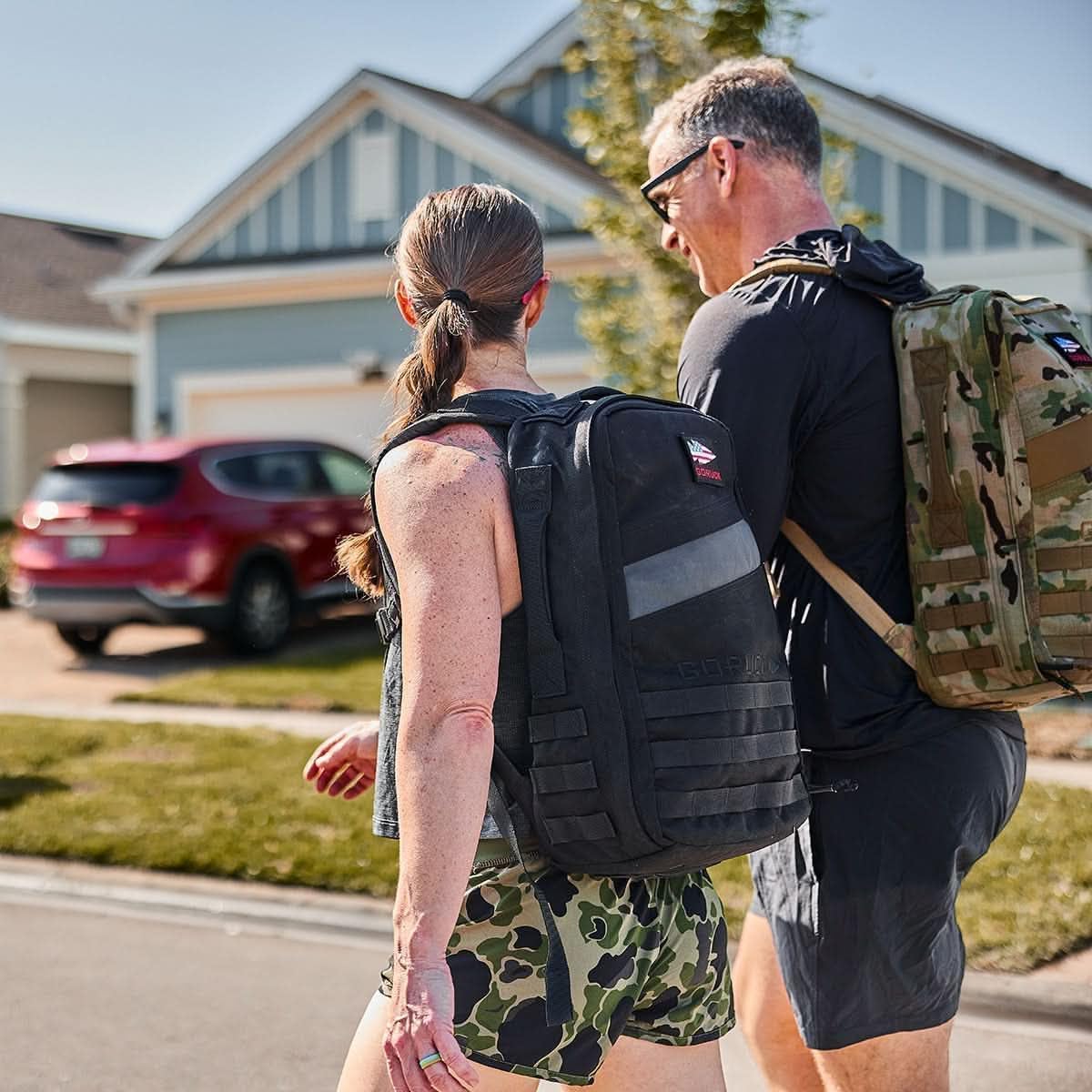 GORUCK Rucker 4.0 20L Black - Purpose Built Rucking Backpack, Military Weight Training Rucksack w/Ruck Plate Pocket and Extra Padded Straps - Image 2