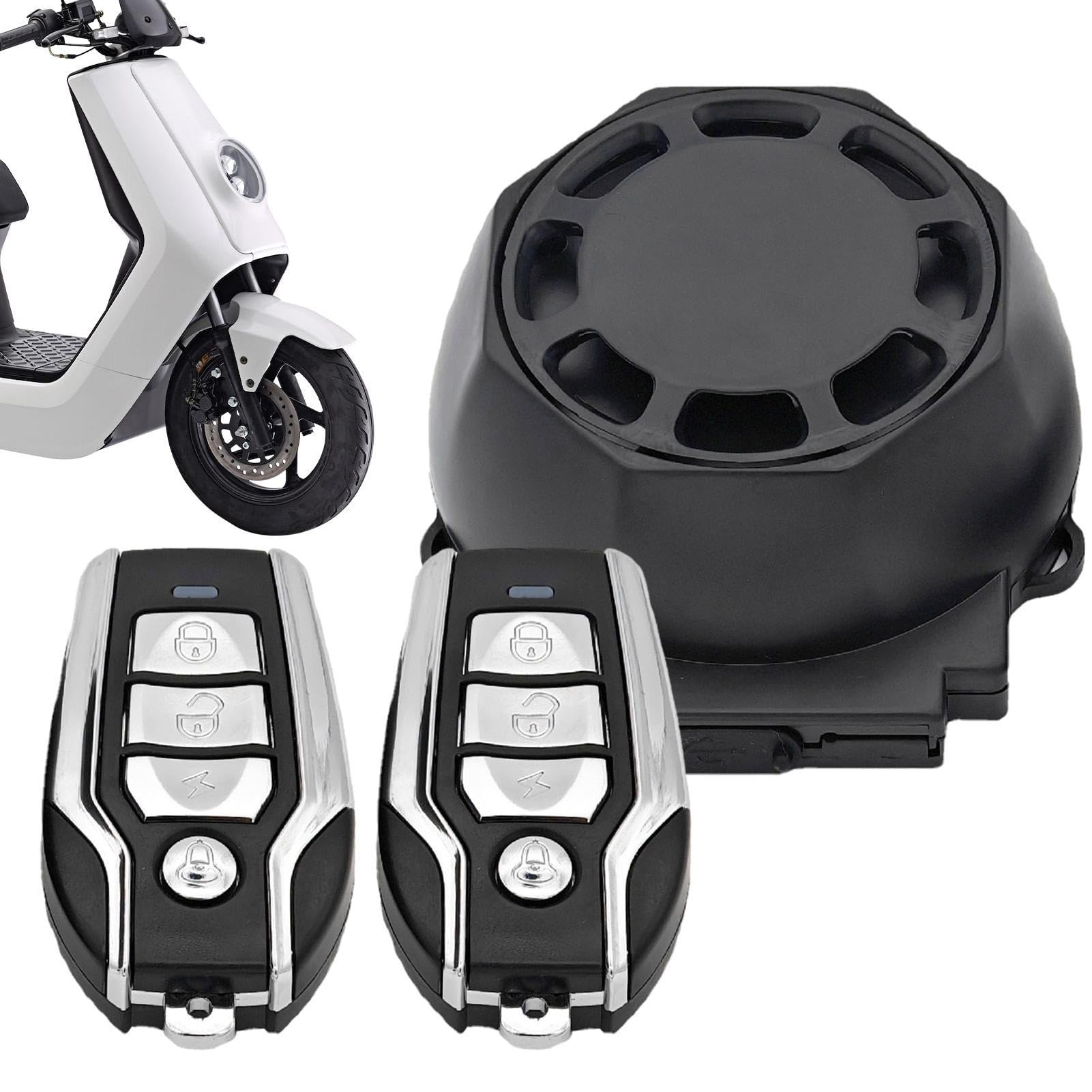 Allarme Moto | Allarme di sicurezza remoto senza F - di allarme di | sicurezza ricaricabile 122db per allarme bici elettrica