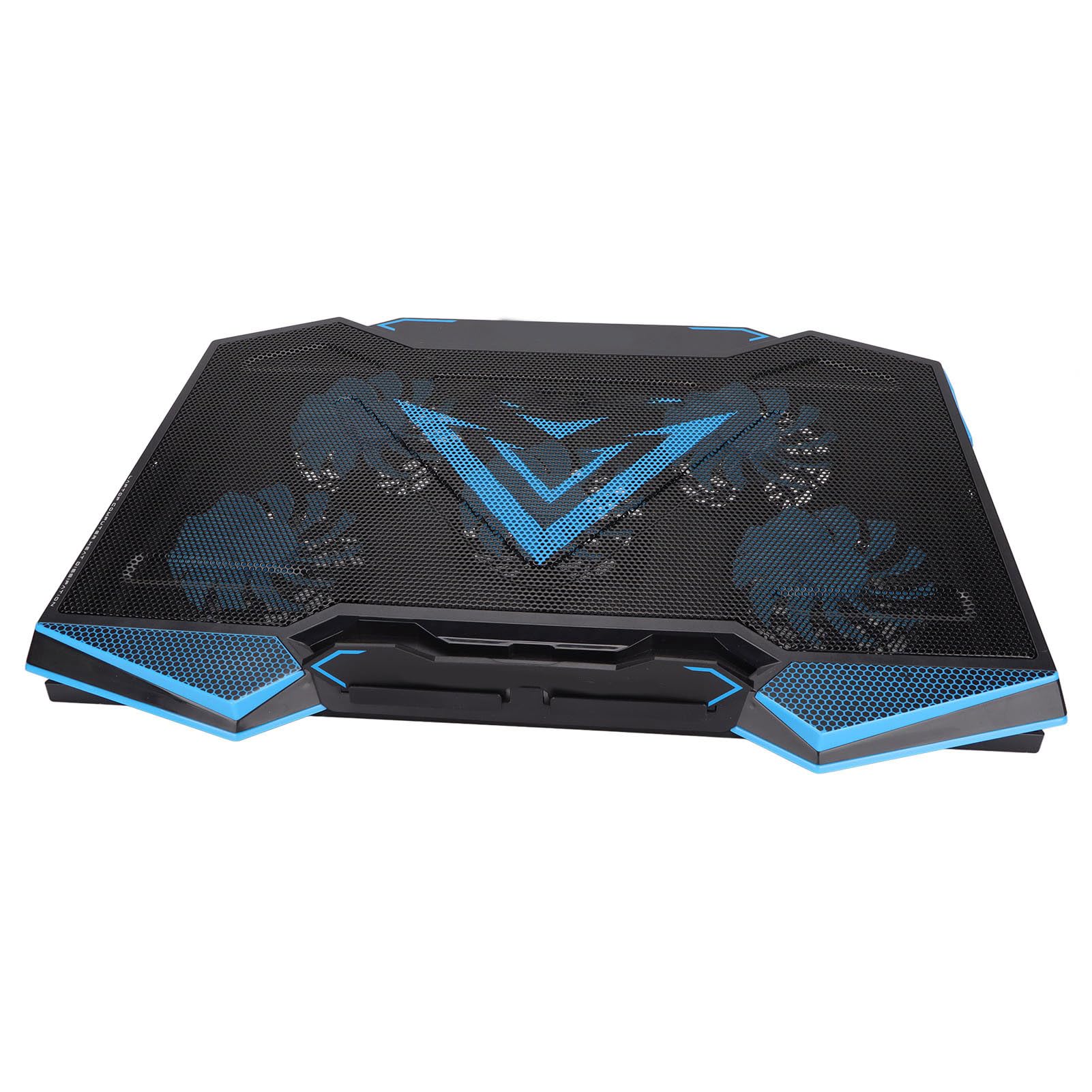 Yctze Laptop-Kühler, Kühlpad, 11 19 Notebook-Kühler, Verstellbarer Winkel, Fünf Lüfter, Starke Tiefenwärmeableitung, Leiser Laptop-Kühler, Schlank, Tragbar, USB-betrieben, Verstellbar,