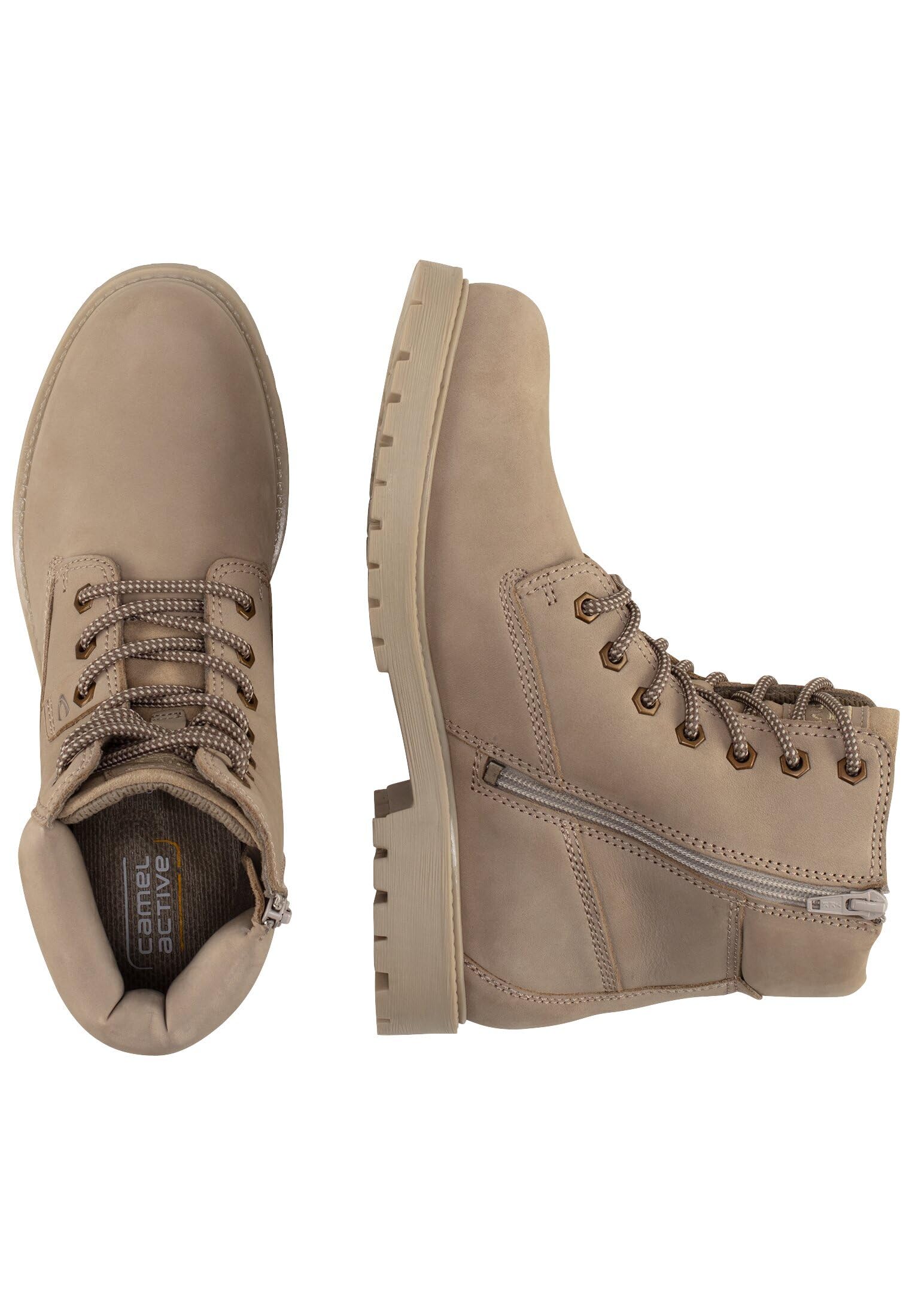 camel active Women's Catr201-350450 Fashion Boots, beige, 7 UK