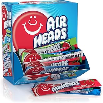 Perfetti Air Heads Airheads , 60 Bar Variety Box