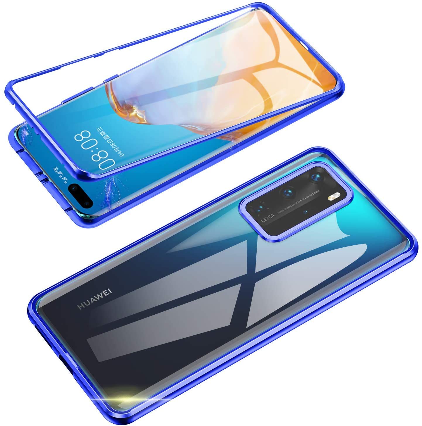 Custodia Per Huawei P40 Pro Con Pellicola In Vetro Temperato – Trasparente, Antiurto, Paraurti In TPU Morbido - 2