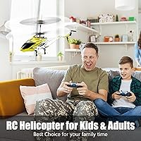 Vista 2 de Cheerwing S107/S107G Phantom 3.5 canales, minihelicóptero RC con giroscopio, Amarillo