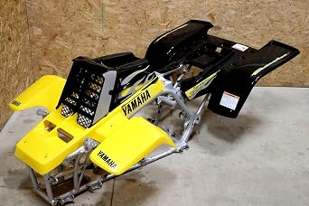 fits Yamaha Banshee fenders + gas tank plastic + grill + graphics BLACK & YELLOW 2003