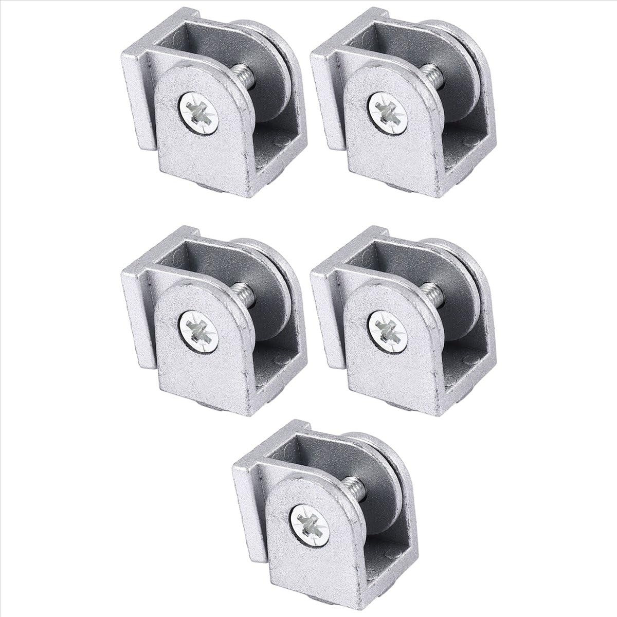BPQiang 5Pcs Zinc Alloy Pivot Joint for Aluminum Extrusion Profile 2020 Series, Flexible