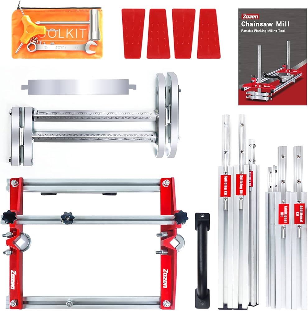 Amazon.co.jp: Zozen チェーンソーミル ポータブル製材所 - 3つの