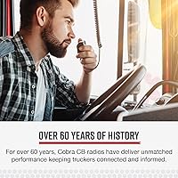 Vista 6 de Cobra HH50WXST Radio CB portátil – Radio de emergencia con acceso a 40 canales completos y alertas NOAA, conector para auriculares, salida