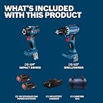 BOSCH GXL18V-27B22 18V 2-Tool Combo Kit
