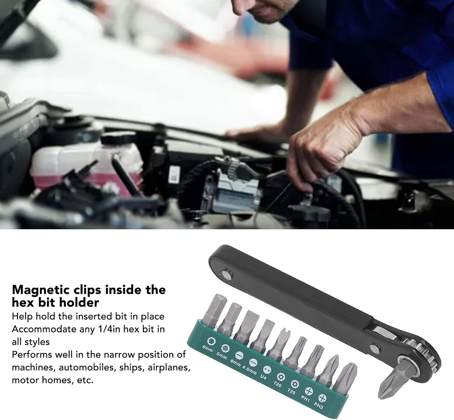 11Pcs Mini Screwdriver Set Ratchet Tool Wrench Handle Tool Belt Pocket Tool Bag Utensil Tool Ratcheting Pocketed Screwdrivers