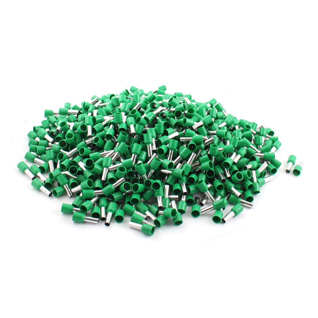 Uxcell E1012 8AWG Tube Type Insulated Cable Ends Connectors with 1000