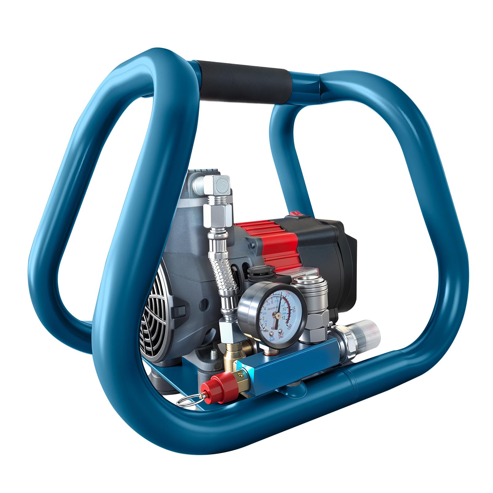 Akku Kompressor Druckluftkompressor für Makita 18V Akku, 8bar Arbeitsdruck