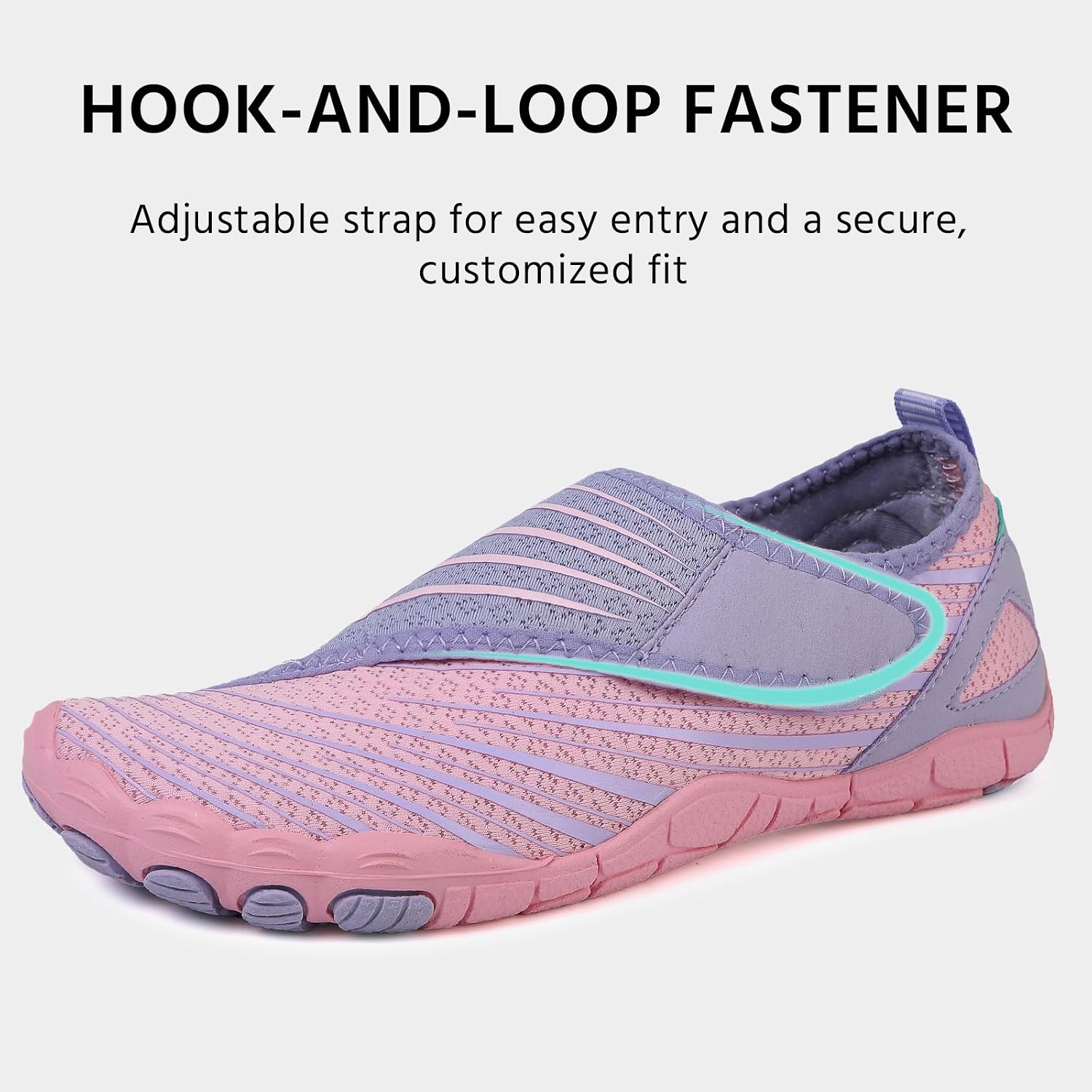 Voyabarefoot shoes for women Men's Wide Toe Box Water Shoe, Lightweight Minimalist Womens Sneakers, Easy to Clean Non-Slip Quick-Dry, Breathable Flexible Beach Shoes for Hiking Walking Swimming Gym Workout