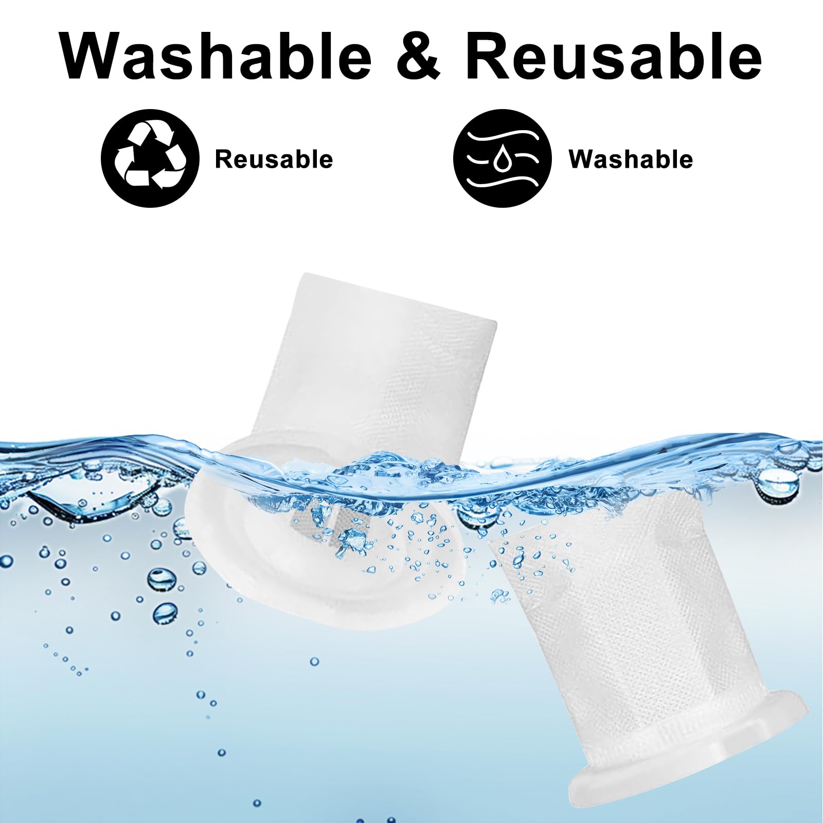 Lot De 6 Filtres Pour Aspirateur Sans Fil Vorwerk Kobold VC