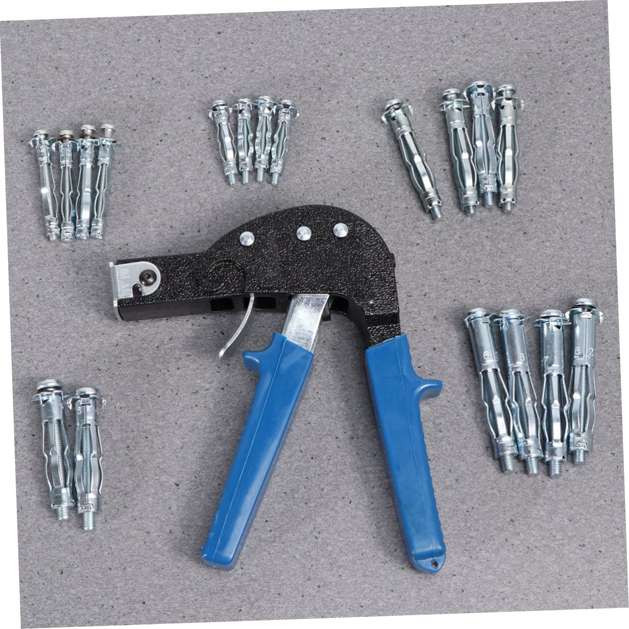 ULTECHNOVO 19stücke Teiliges Set Cavity Plasterboard Dübel Und Werkzeug Zum Befestigen Von Gipskarton Montageschrauben Und Praktischem Setting Tool Für Einfache Installation