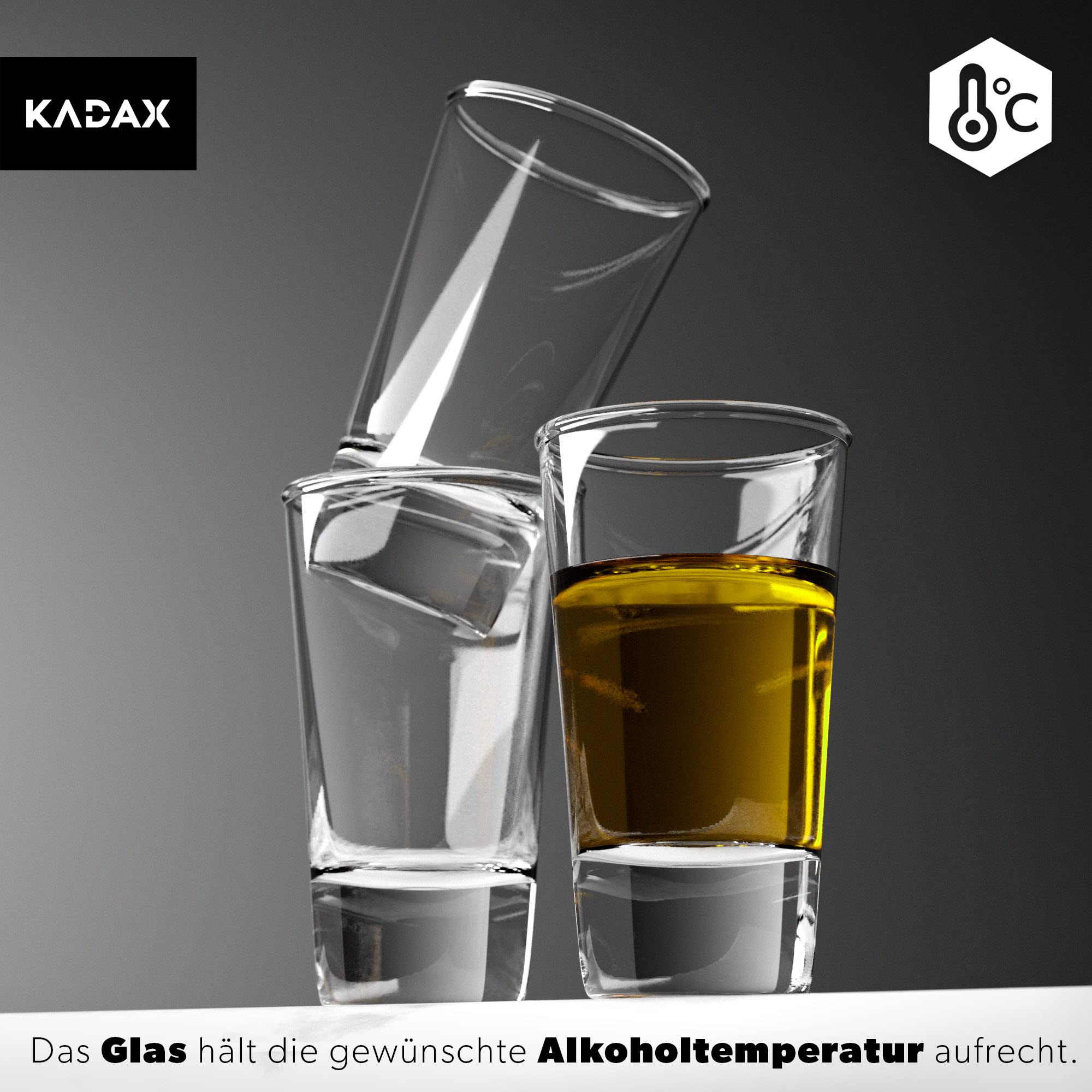 Set Di 6 Bicchierini Da Shot In Vetro - 28 Ml, Per Liquori, Amaro, Limoncello